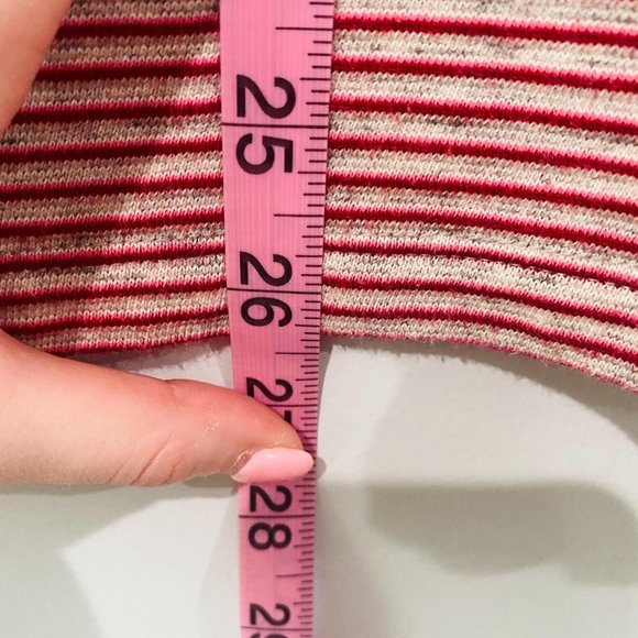 Reiss Red Striped Olsen Tee Size M - Picture 7 of 7